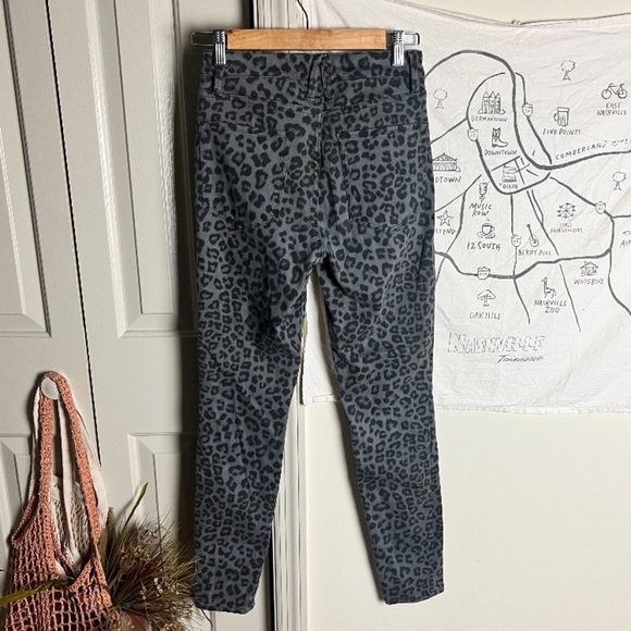Good American Grey Leopard Print HighWaist Jeans 27 - Picture 5 of 7